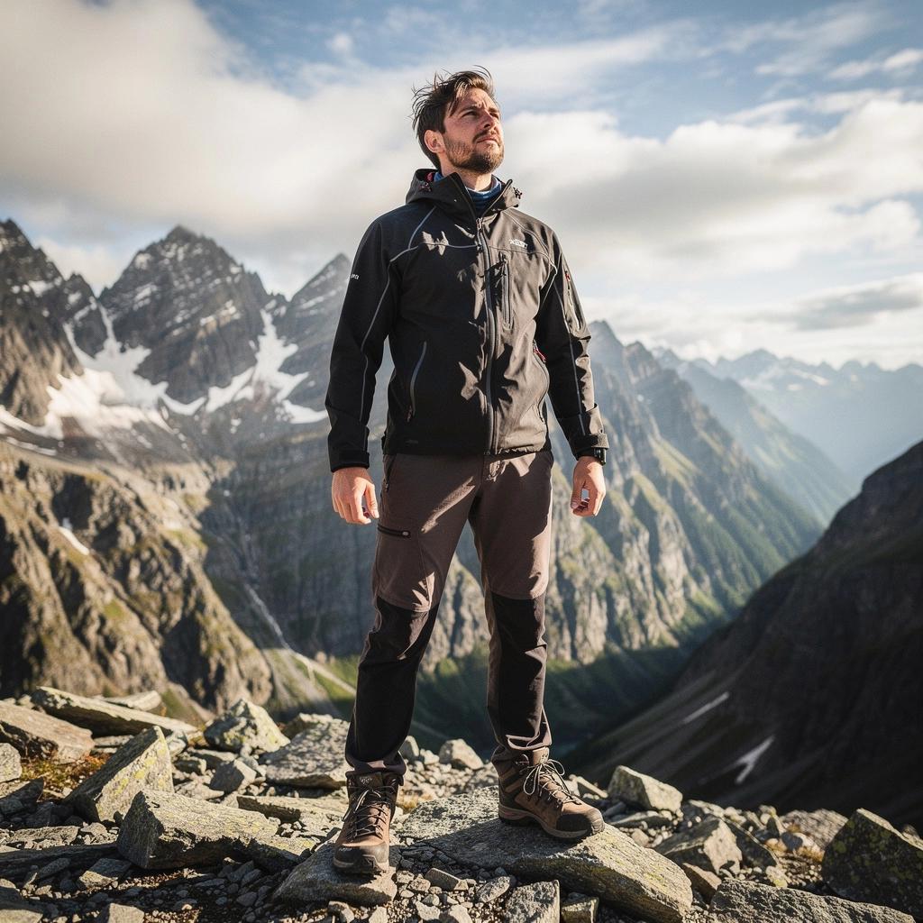 Горный велосипедист, мчащийся по тропе через лесную местность.